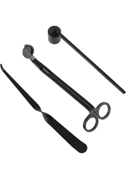 Mum Söndürücü Set Mum Snuffer Wick Giyotin Kepçe Gümüş (Yurt Dışından)