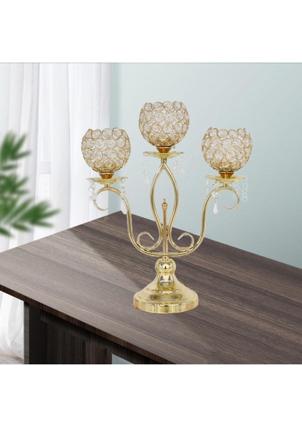 Mum Işığında Akşam Yemeği ve Masa Dekorasyon Hediye Için 3 Arms Şamdan Tutucu (Yurt Dışından) fırsatları