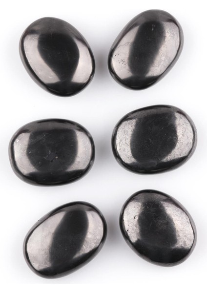 Shungite Doğal Taş Oval Parça