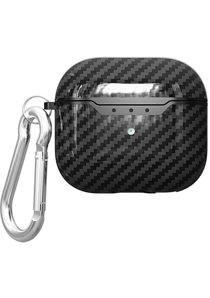 Apple Airpods 3. Nesil Uyumlu Carbon Fiber Design Silikon Cover indirimleri