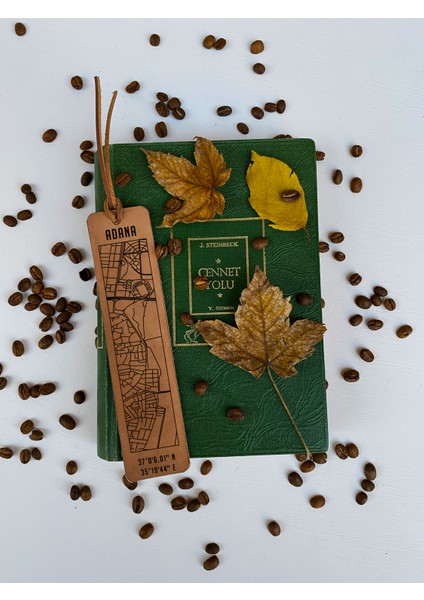 Adana Şehir Haritalı Deri Kitap Ayracı indirimleri