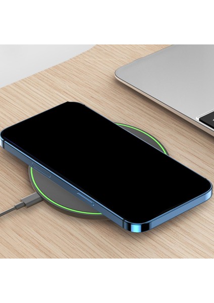 Küçük Qi 15W Ince Kablosuz Şarj Ped iPhone Uyumlu Xr / Xs / x / 8 Serisi Ev Kullanımı (Yurt Dışından) indirimleri