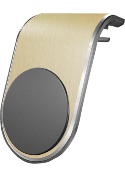 Araba Cep Telefonu Tutucu Manyetik L Tipi Hava Çıkış Klip Navigasyon Braketi (Yurt Dışından)