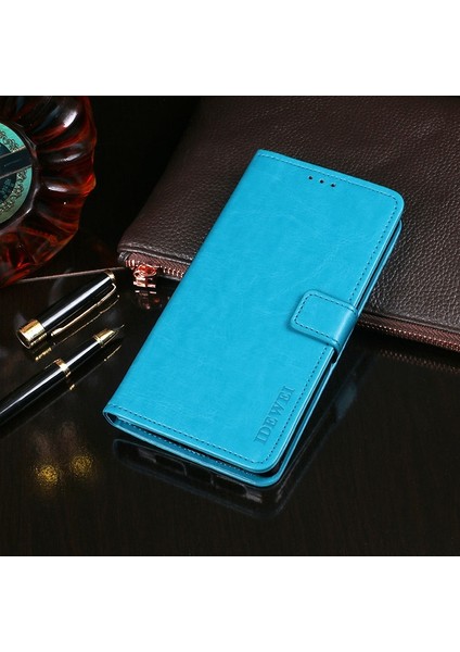 Htc Desire 12 Için Crazy Horse Texture Case Gök Mavisi (Yurt Dışından) fiyatları