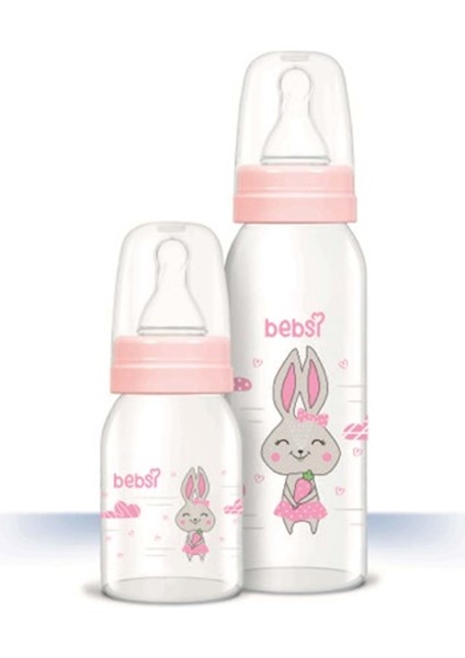 Cam Biberon Seti (250ML+125ML) - Pembe