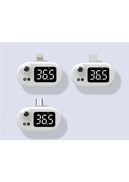 Micro Cep Telefonu Ateş Ölçer Temassız Ateş Ölçer Taşınabilir Mini Cep Telefonu Akıllı Termometre