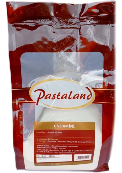 C Vitamini 1 kg (Askorbik Asit)