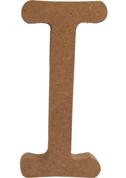 15 cm 18 mm Ahşap I Harfi Dik Durabilir.boyanabilir Ahşap Harf.ahşap Boyama Ürünü.ham Ahşap Harf