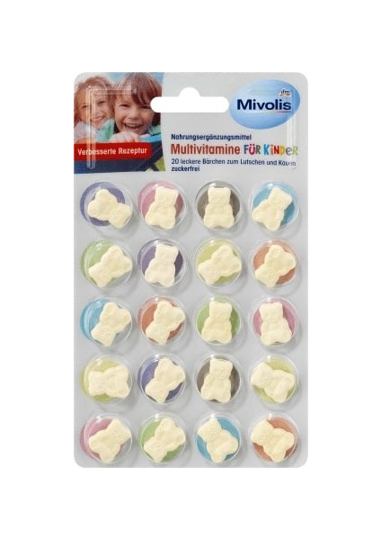 Dm Mivolis Multivitamin Çocuk Vitamini 20 Lezzetli Tablet