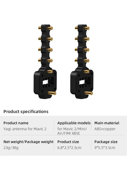 1 Pair Sinyal Amplifikatör Range Genişletici Djı Mavic Mini Gri Için Yükseltme (Yurt Dışından) fiyatları