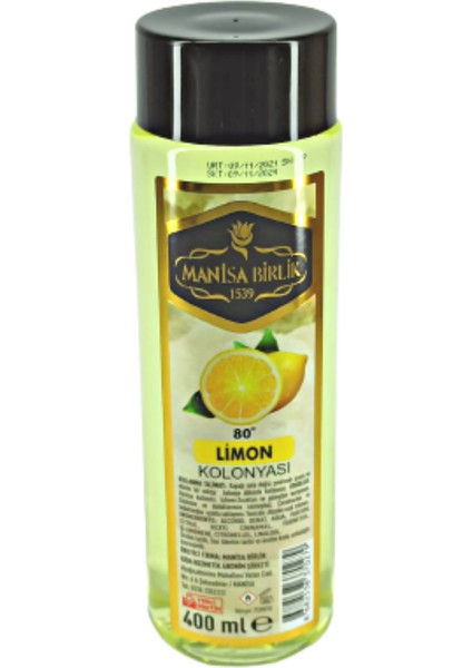 Limon Kolonyası Pet Şişe 400 Ml