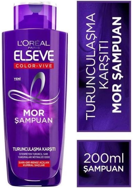 Loreal Paris Excellence Cool Creme 8.11 Elseve Mor Şampuan Seti