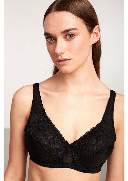 Rosenna Rahat Askılı Toparlayıcı Sütyen Siyah