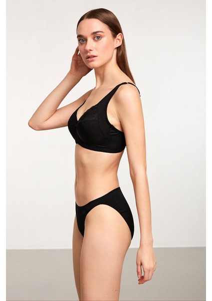 Rosenna Rahat Askılı Toparlayıcı Sütyen Siyah modelleri