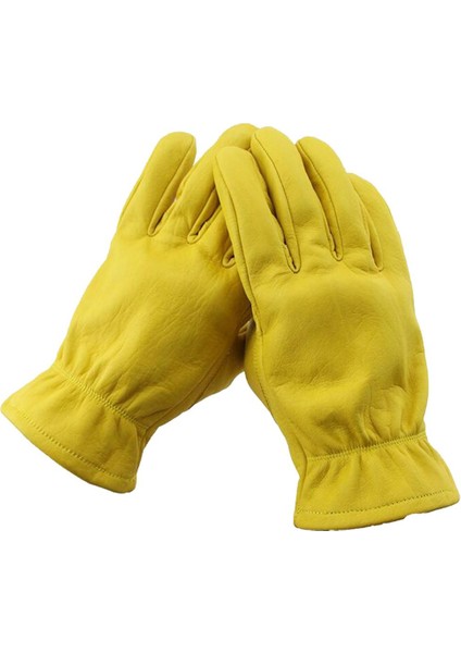 Erkek Motosiklet Dana Ereatlı Sarı Yarış Motosiklet Biker Eldiven L(Yurt Dışından) fırsatları