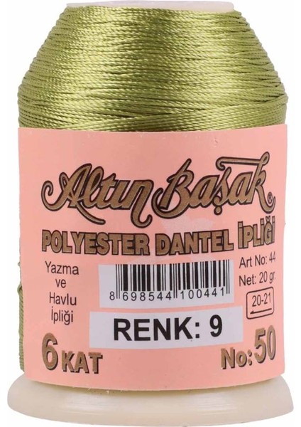 Bernam Butik Altınbaşak Oya ve Dantel Ipi 20 gr 009
