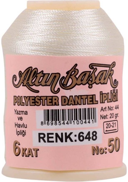 Bernam Butik Altınbaşak Oya ve Dantel Ipi 20 gr 648
