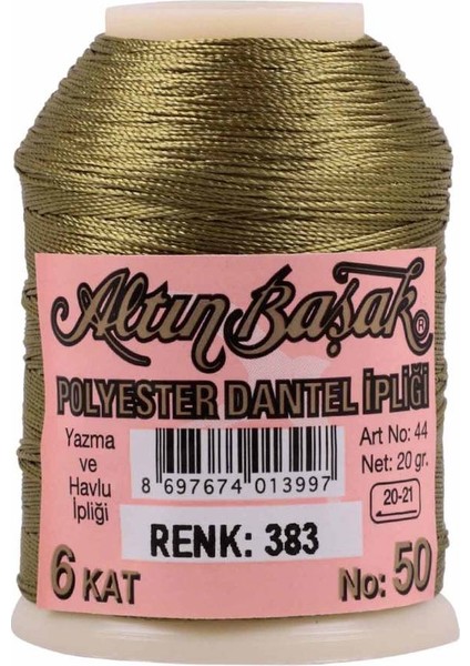 Bernam Butik Altınbaşak Oya ve Dantel Ipi 20 gr 383
