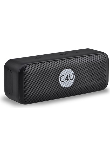 C4U Bluetooth Hoparlör - 10W Stereo Ses - IPX7 Suya Dayanıklılık - Siyah - BHX20