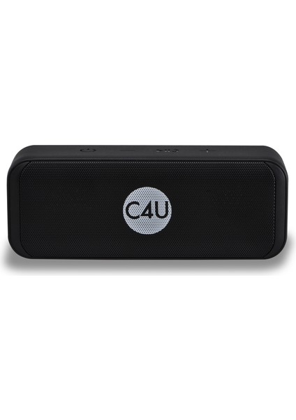 C4U Bluetooth Hoparlör - 10W Stereo Ses - IPX7 Suya Dayanıklılık - Siyah - BHX20