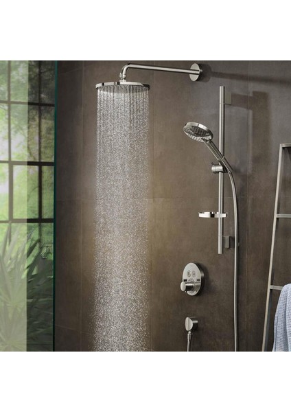 Duş Seti Raindance Select S120 3 Jet, Powderrain, 65 cm Duş Barı, Krom 27654000