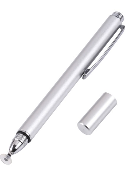 Silikon Disk Nib Stylus Kalem Gümüş Renk (Yurt Dışından)