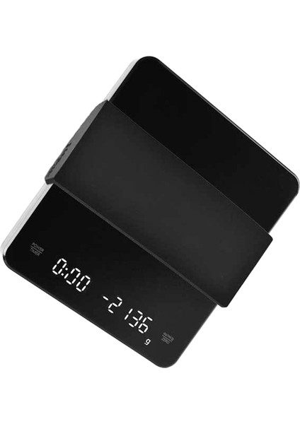 Dijital Mutfak Elektronik Ölçek Şarj Edilebilir, Espresso Için Siyah Tartı (Yurt Dışından)