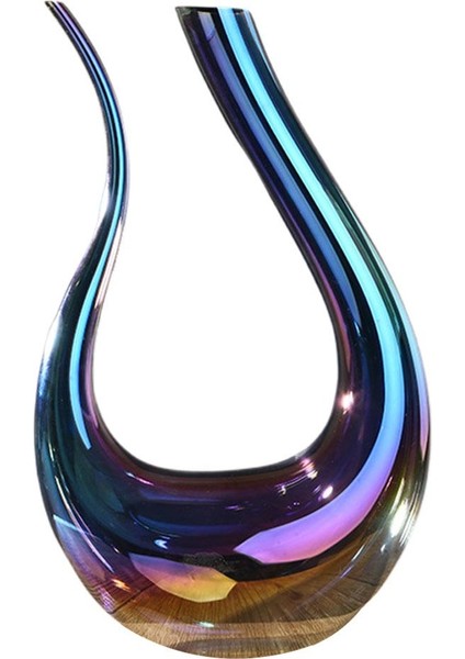 Kristal Şarap Çiş Şarap Hediye-Ücretsiz Yemek Odası Masaüstü 1500ML Amber Için (Yurt Dışından)