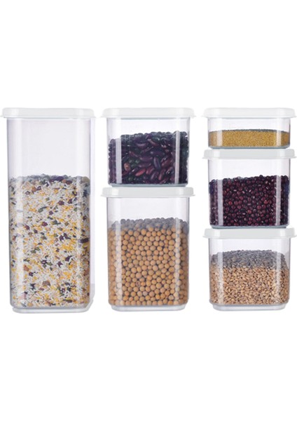 Ev Gıda Saklama Kutusu Kapaklı Set Kare Vakum Kapak Hava Geçirmez Kavanoz Noodle (Yurt Dışından) fiyatları