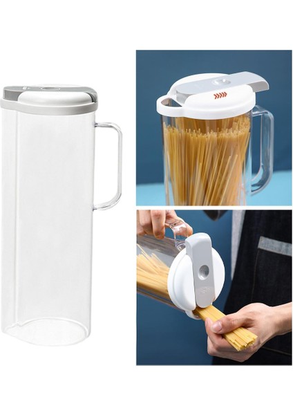 1.6l Tahıl Dispenseri Kuru Gıda Dispenseri Kahve Tahıl Erişte Için Kapakları ile (Yurt Dışından) modelleri