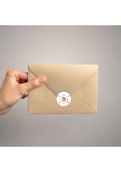 Teşekkür Etiketleri Posta Etiketleri 6 Farklı Tasarım Teşekkür Tasarımları (Yurt Dışından) indirimleri