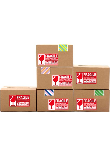 Nakliye Etiketleri 300 Adet Büyük Kırılgan Saplı, Dikkatli Uyarı Etiketleri (Yurt Dışından) indirimleri