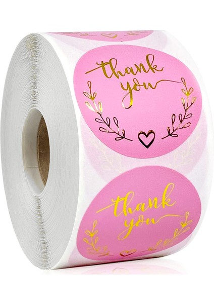 Zarf Çanta Mühürleri Için Rulo Başına 500 Teşekkür Etiketi Parti Malzemeleri (Yurt Dışından) fırsatları