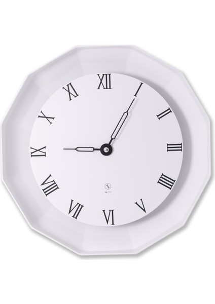 Bergama 70 cm Analog Fiberglass Dekoratif Duvar Saati