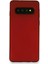 Galaxy S10 Plus Rubber Silikon Kırmızı 1