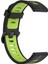 Samsung Galaxy Watch4 ve Active2 20MM Için Iki Tonlu Çizgili Silikon Kayış (Yurt Dışından) 2