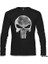 Punisher - Logo Siyah Erkek Sweatshirt 4