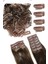 Peruk, Çıtçıt, Postiş, Yarımay, Kahkül Klipsleri 65 Adet / 100 Gr Açık Kahve Paket 1