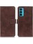 Motorola Edge 20 Manyetik Timsah Doku Pu Kılıf Kahverengi (Yurt Dışından) 1