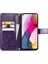 Motorola Moto G Stylus 2021 Dört Yapraklı Yonca Pu Kılıf Mor (Yurt Dışından) 3