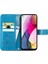 Motorola Moto G Stylus 2021 Dört Yapraklı Yonca Pu Kılıf Mavi (Yurt Dışından) 3
