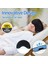 Yükseltilmiş Uyku Müzik Göz Maskesi Kulaklıklar Handsfree Stereo Mavi (Yurt Dışından) 4