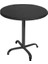 Indigo Werzalit Yuvarlak Mutfak Masası 70CM Çap (Esb Siyah) - Siyah 1