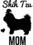 Sevimli Shih Tzu Sevgilisi Araba Sticker Yapıştırması 20 cm 1