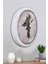 52 cm Beyaz Metal Dekoratif Duvar Saati 4