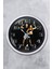52 cm Beyaz Metal Fitness Duvar Saati 1