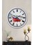 52 cm Beyaz Metal Kayık Duvar Saati 2