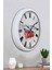 52 cm Beyaz Metal Kayık Duvar Saati 4