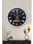 52 cm Beyaz Metal Kitchen Duvar Saati 2