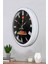52 cm Beyaz Metal Kitchen Duvar Saati 3